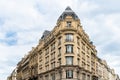 Paris, beautiful building avenue de lÃ¢â¬â¢Opera Royalty Free Stock Photo